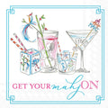 Cocktail Napkins | Get Your Mahj On