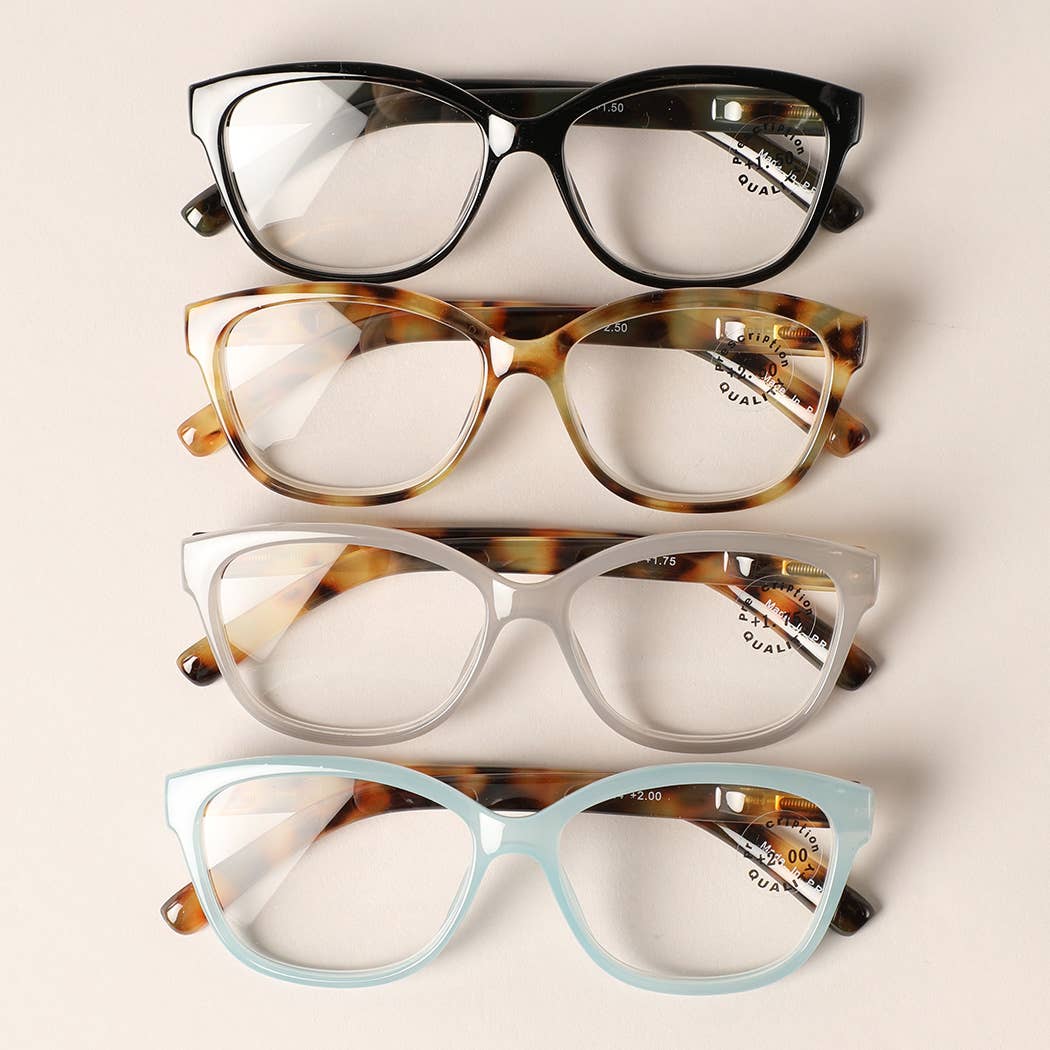 Round Leopard Frame Reading Glasses