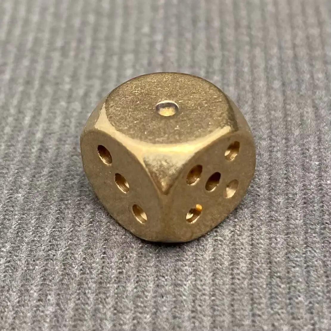 Brass Dice Set of 2