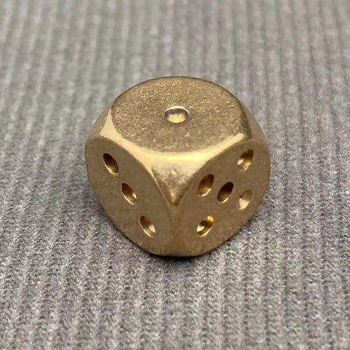 Brass Dice Set of 2