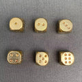 Brass Dice Set of 2