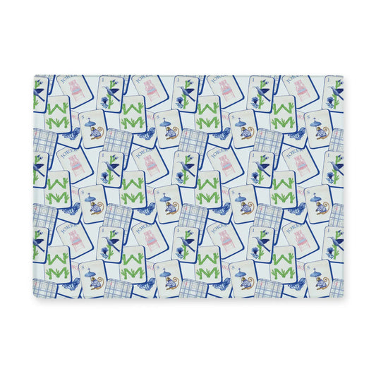 Cutting Board- Mahjong Blue
