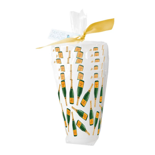 Champagne Pattern Frosted Cup